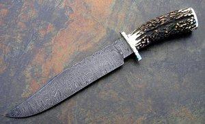 How to independently make a high-strength knife from Damascus or damask steel
