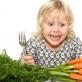 Stewed carrots for children