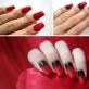 Red manicure with design: 25 photo ideas + video